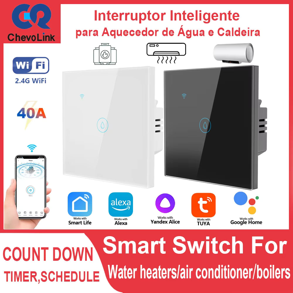 Reno Zenith BSEED 40A Smart WiFi Touch Switch